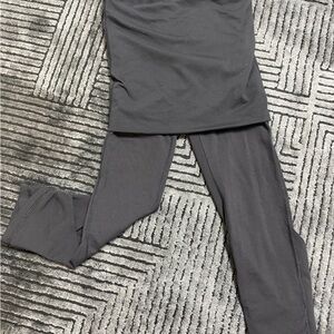 Lululemon Black Running Skirt with Built-In Leggings Women’s Small